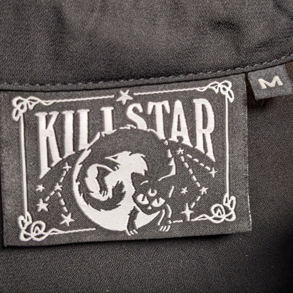 Killstar Sorrows Maxi Shirt - Picture 3 of 4